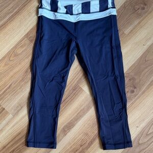 lululemon athletica Kids Navy and White Leggings